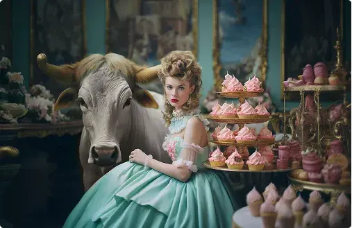 portrait-woman-representing-taurus-zodiac-sign